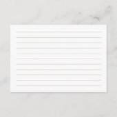 D'accompagnement Carte de recette de tournesol SUTTON  (Dos)