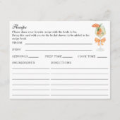 D'accompagnement Carte de recette double face Aperol Spritz Bridal (Devant)