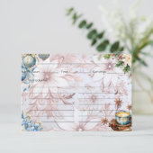 D'accompagnement Carte de recette du matin de Noël (Debout devant)