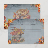 D'accompagnement Carte de recette Easy As Pie (Devant / Derrière)