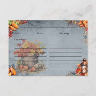 D'accompagnement Carte de recette Easy As Pie