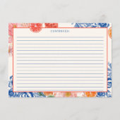 D'accompagnement Carte de recette Fête des mariées Orange Aperol Sp (Dos)