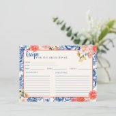 D'accompagnement Carte de recette Fête des mariées Orange Aperol Sp (Debout devant)