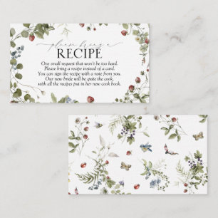 D'accompagnement Carte de recette incluse Summer Red Veuillez appor