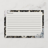 D'accompagnement Carte de recette Majesté de minuit (Dos)