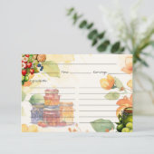D'accompagnement Carte de recette Marmalade (Debout devant)