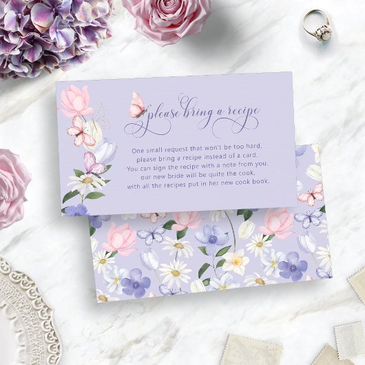 D'accompagnement Carte de recette Purple Bring