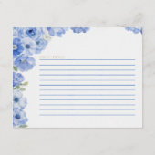 D'accompagnement Carte de recette Something Blue (Dos)
