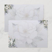 D'accompagnement Carte de recette vide de base Elegance (Devant / Derrière)