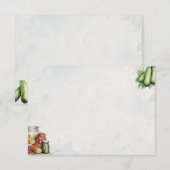 D'accompagnement Carte de recette vide de base Pickle Jar (Devant / Derrière)