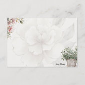 D'accompagnement Carte de recette vide de base Serenity (Dos)