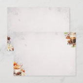 D'accompagnement Carte de recette vide de base sucre et épices (Devant / Derrière)