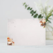 D'accompagnement Carte de recette vide de base sucre et épices (Debout devant)