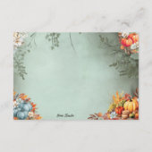 D'accompagnement Carte de recette vierge gourmande (Dos)