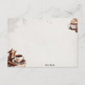 D'accompagnement Carte de recette vierge rôtie française (Dos)