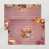 D'accompagnement Carte de recette Wassail Warming (Devant / Derrière)