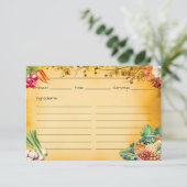 D'accompagnement Carte de recettes Soup Du Jour (Debout devant)