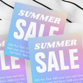 D'accompagnement Carte de réduction de vente Rainbow Gradient