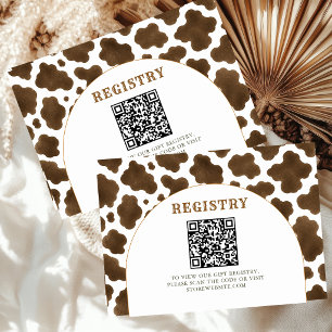 D'accompagnement Carte de registre de douche bébé Cowboy Impressi