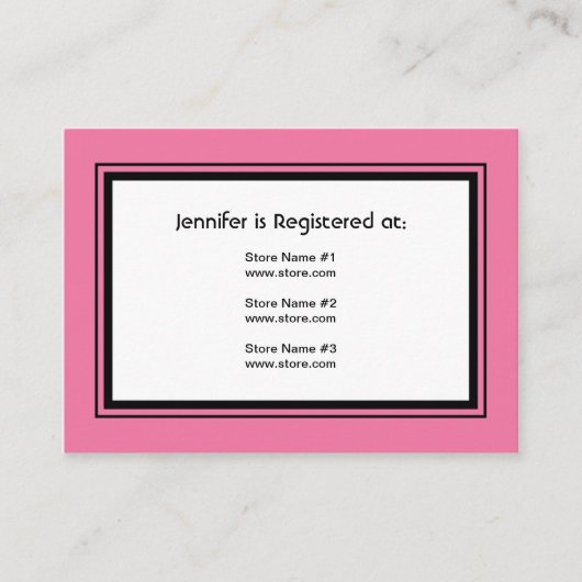 D'accompagnement Carte de registre de Fêtes des mariées rétroactive (Devant)