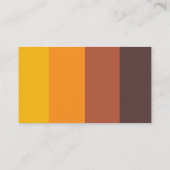 D'accompagnement Carte de registre mariage Retro 60s couleurs vinta (Dos)