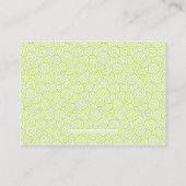 D'accompagnement Carte de registre spirale - 3,5 po x 2,5 po (Dos)