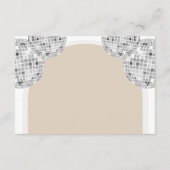 D'accompagnement Carte de remerciements de Fête des mariées Silver  (Dos)