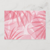 D'accompagnement Carte de remerciements des fleurs tropicales (Dos)