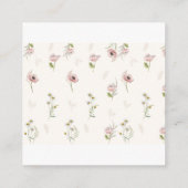 D'accompagnement carte de remerciements floral (Dos)