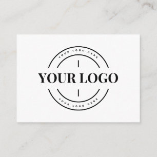 D'accompagnement Carte de remerciements personnalisé du logo de l'e