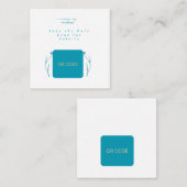 D'accompagnement Carte de rendez-vous à sauvegarder avec code QR po (Devant / Derrière)