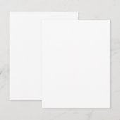 D'accompagnement Carte de renvoi (Devant / Derrière)