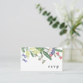 D'accompagnement Carte de réponse au code QR de RSVP de mariage (Debout devant)