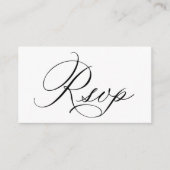 D'accompagnement Carte de réponse au code QR de RSVP de mariage (Devant)