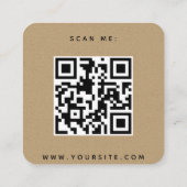 D'accompagnement Carte de réponse de mariage avec code QR sur papie (Dos)