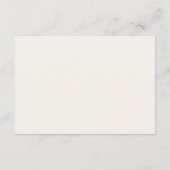 D'accompagnement Carte de réponse de mariage bohème espagnol (Dos)