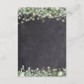 D'accompagnement Carte de réponse de verdure d'eucalyptus | Botaniq (Dos)