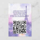D'accompagnement Carte de réponse en ligne Amour Éternel (Dos)