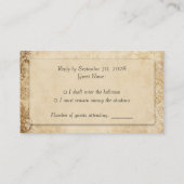 D'accompagnement Carte de réponse gothique Steampunk (Dos)