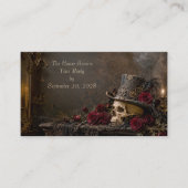 D'accompagnement Carte de réponse gothique Steampunk (Devant)