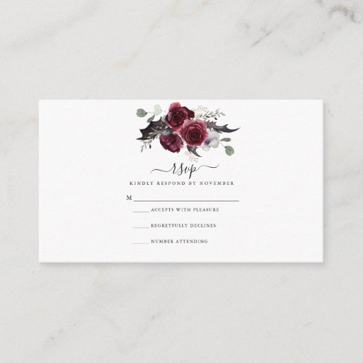 D'accompagnement Carte de réponse Halloween (Devant)