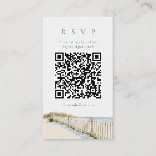D'accompagnement Carte de réponse QR Code Cape Cod Golden Grass Ser