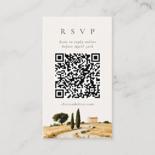 D'accompagnement Carte de réponse QR Code de l'allée de blé de Chyp