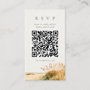 D'accompagnement Carte de réponse QR Code Golden Sea Oats Sanibel I