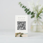 D'accompagnement Carte de réponse QR Code Herbe de Dune Outer Banks (Debout devant)