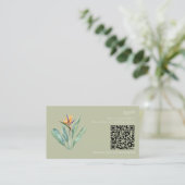 D'accompagnement Carte de réponse QR Code mariage sur la plage oise (Debout devant)