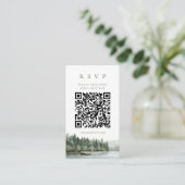 D'accompagnement Carte de réponse QR Code Pacific Northwest Pine La (Debout devant)