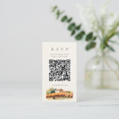 D'accompagnement Carte de réponse QR Code pour la récolte d'automne (Debout devant)