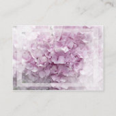 D'accompagnement Carte de réponse RSVP Soft Pink Hydrangea Wedding (Dos)