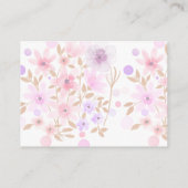 D'accompagnement Carte de réponse simple pour mariage (Dos)